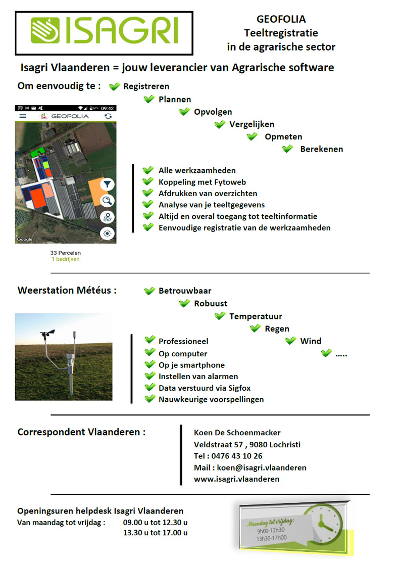 folder teeltregistratie weerstation